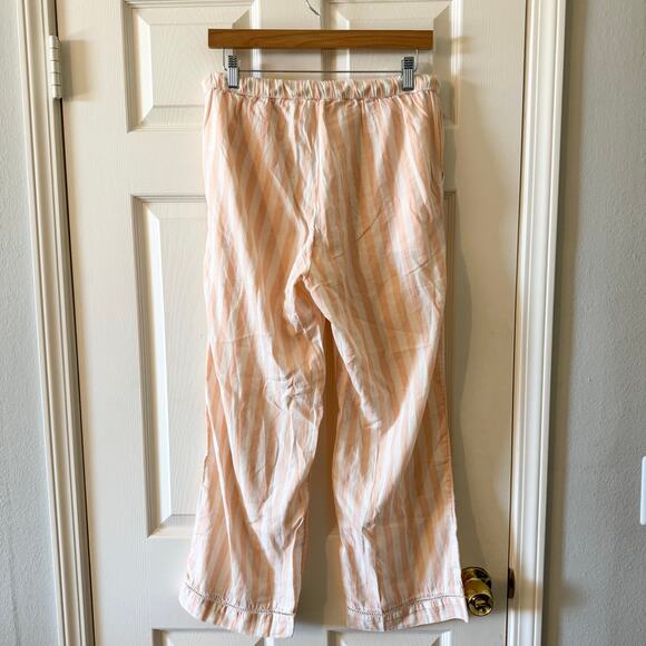 Pact Organic Cotton Pink and White Striped Pants Size M - Picture 9 of 11